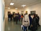 Inauguración de la muestra de pinturas de Beatriz Seijo en la Sala de Exposiciones de la Autoridad Portuaria de Ferrol..