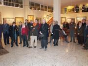 Amigos y artistas acompañamos a Collado en la inauguración de la exposición "O carnaval da vida", en el Estudio 46. Ferrol 21/12/2011.