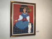 "Menina", de Novais, óleo s/lienzo 100 x 79 cm. Enero 2012.