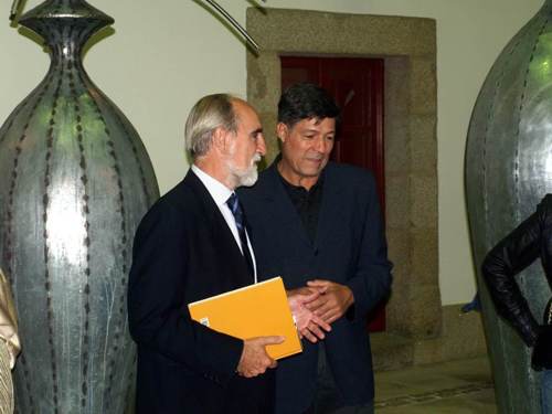 Vicente Irisarri conversa con Manuel Patinha